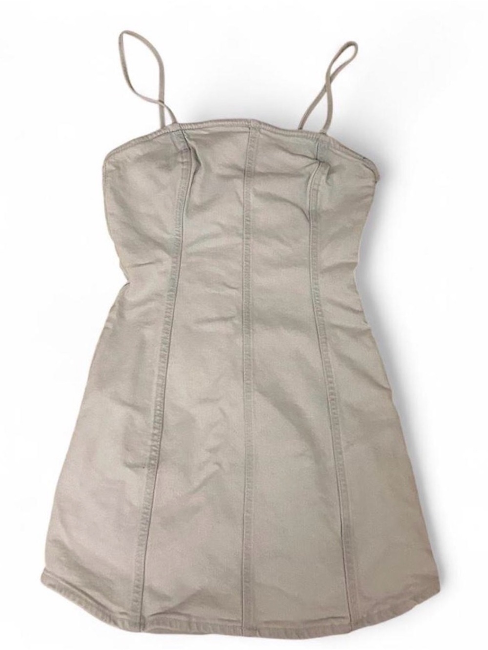 Zara light wash denim dress